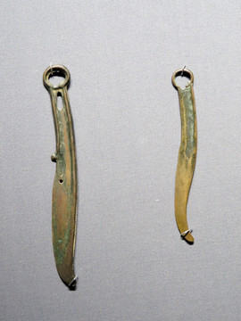 汉代青铜削刀