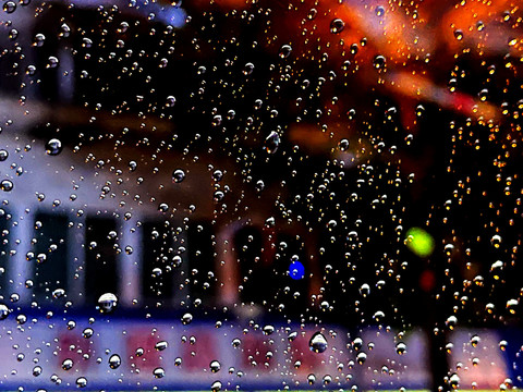 雨滴与城市