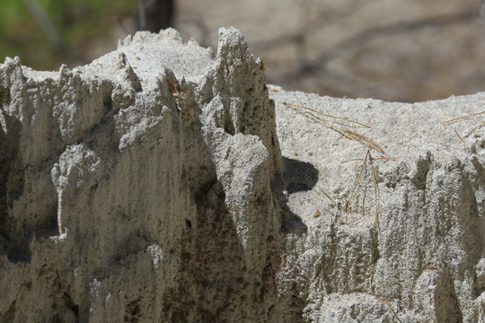 土林自然奇观水土流失白沙土