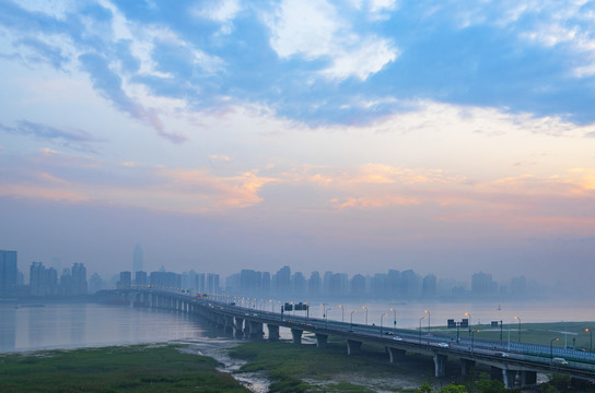 温州瓯越大桥夜景