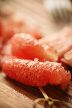 红柚子果肉