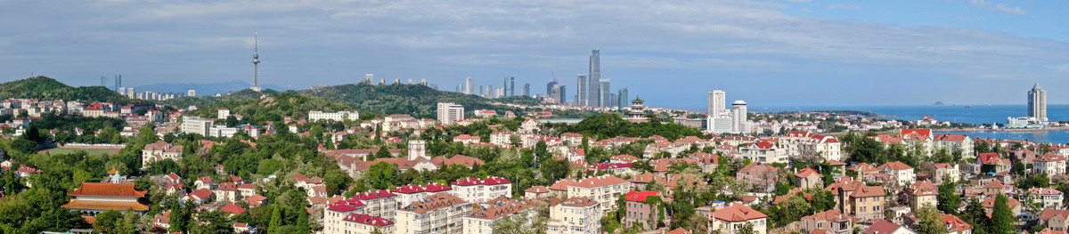 青岛城市全景