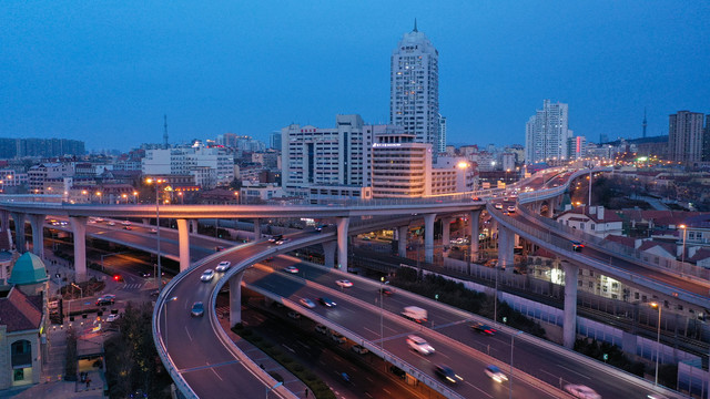 青岛城市夜景