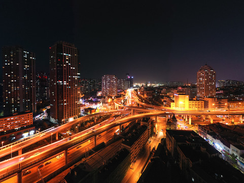 青岛城市夜景