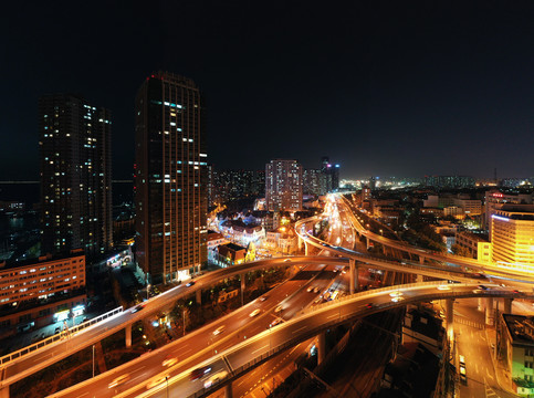 青岛城市夜景