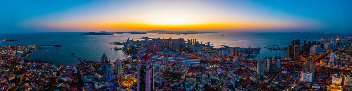 青岛城市夜景