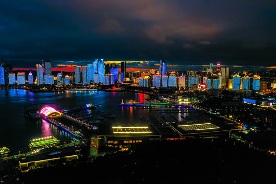 青岛城市夜景