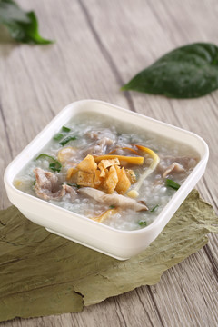 蔬菜什锦牛肉粥