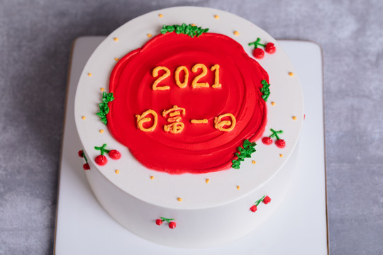 春节跨年蛋糕