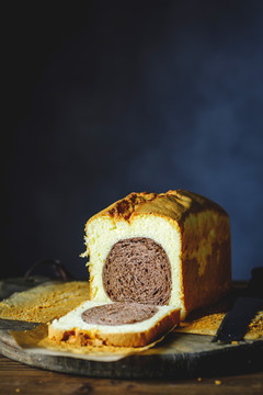 巧克力奶油夹心面包