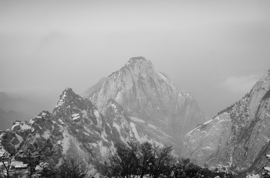 陕西华山风景