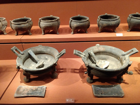 古代食具陶勺陶铲