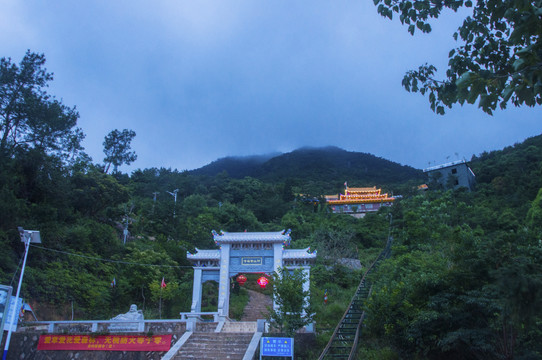 紫帽山紫福寺风景