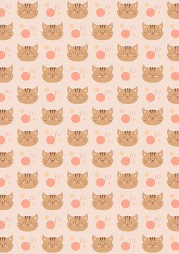 可爱猫猫系列壁纸贴纸