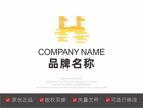 H英文字母LOGO