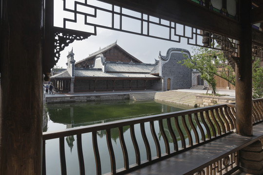 宜宾李庄古镇中式建筑
