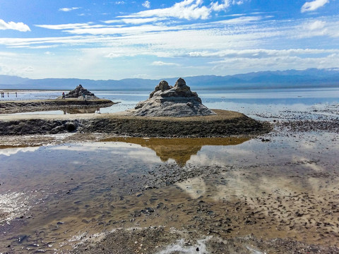 青海茶卡盐湖风光