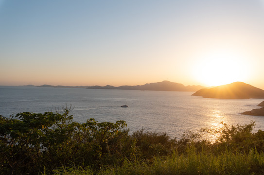 朱家尖大青山国家公园日落