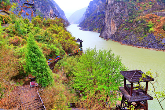 明月峡古栈道