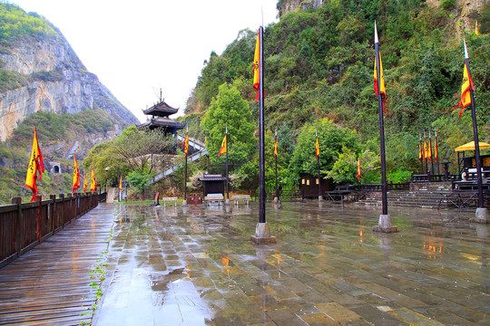 广元明月峡古栈道