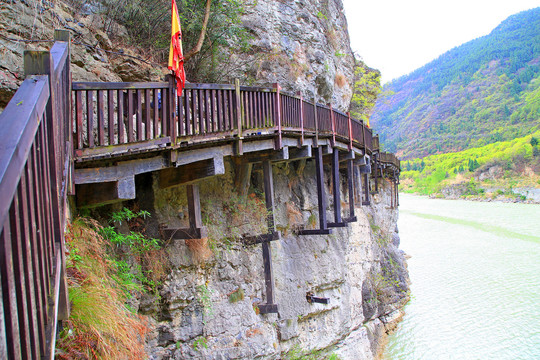 明月峡古栈道