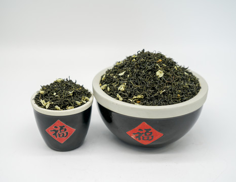 茉莉花茶主图茉莉花茶素材