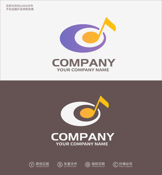 音乐logo音符logo