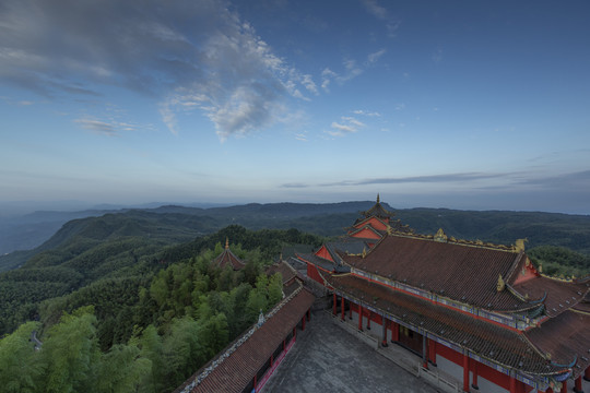 蜀南竹海龙吟寺自然景观