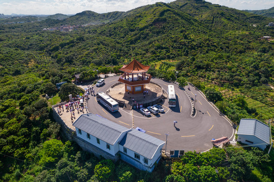 高空航拍红荔阁