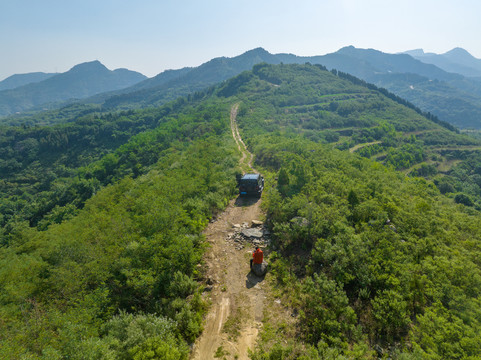 济南锦绣川到柳埠的越野盘山路