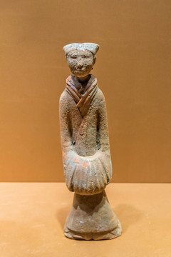 南京博物院西汉陶宴乐俑