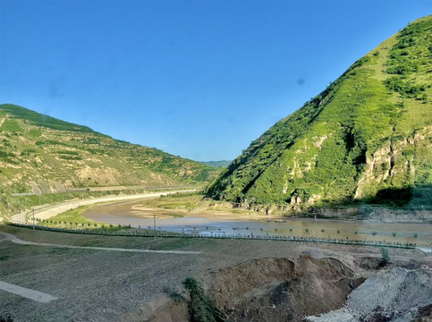 西北甘肃沿途风景