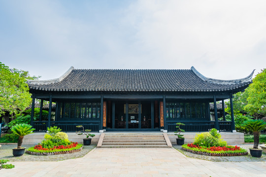 中式厅堂外观