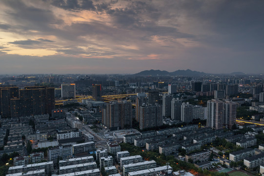 杭州运河两岸拱墅风光