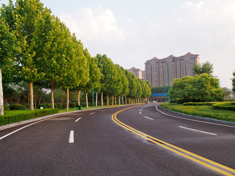 城市柏油马路