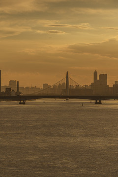 琶洲大桥看日落