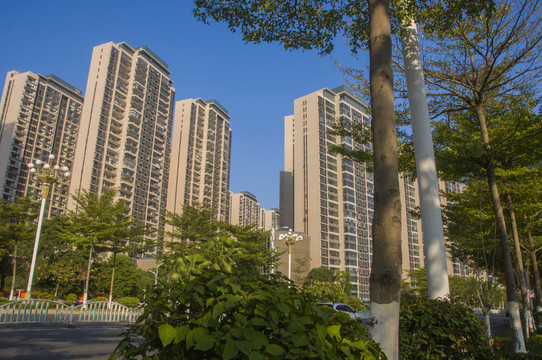 城市小区风景