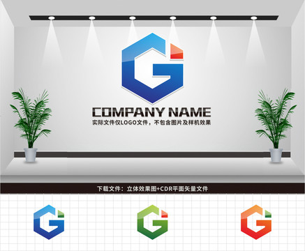 GJ字母LOGO