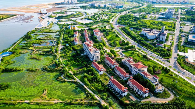 烟台海阳市城市风光