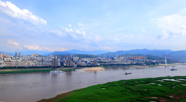 重庆丰都县全景