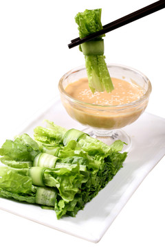 麻酱油麦菜