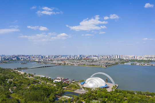 东昌湖风光