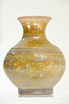 汉代黄釉陶瓶