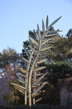 橄榄枝雕塑