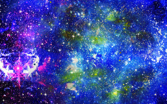 星空婚礼舞台背景