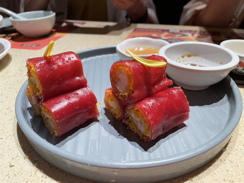 金莎海虾红米肠