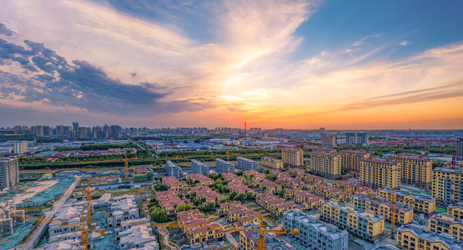江北水镇全景图