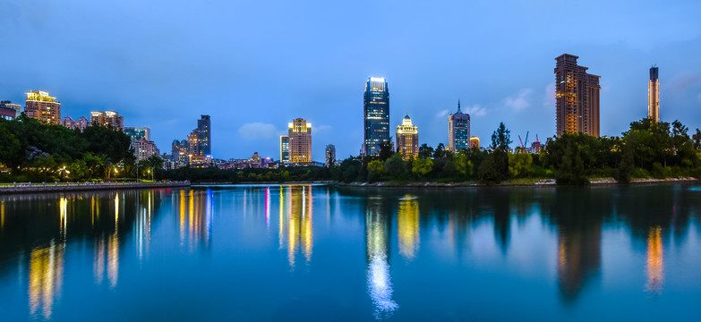 厦门筼筜湖夜景