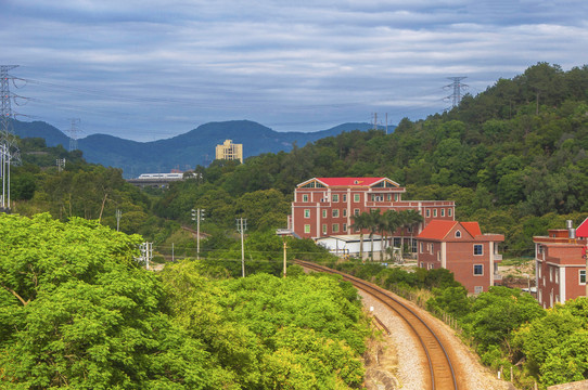 乡村铁路风景