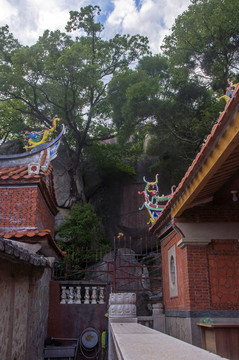 南安莲花峰古寺风景